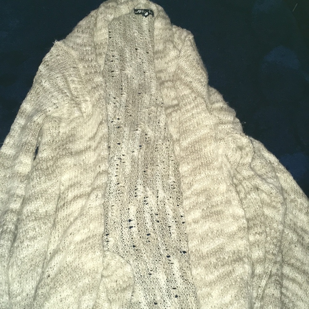 Tan cardigan
